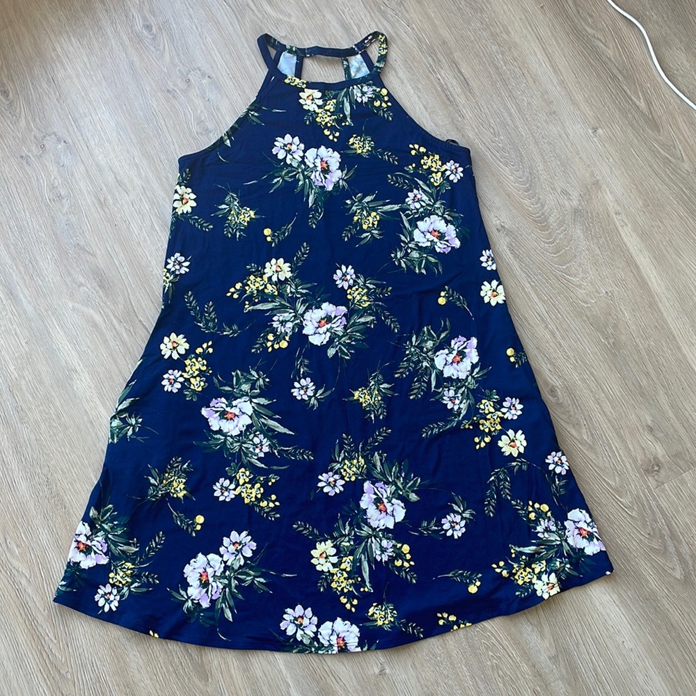 Nine Britton knit floral mini dress size S with pockets
